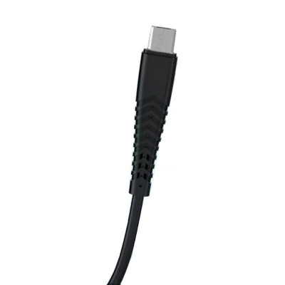 Cablu cu Incarcare Rapida si Transmitere de Date USB/Type-C 2,4A 1 Metru Vdenmenv D19T Negru foto