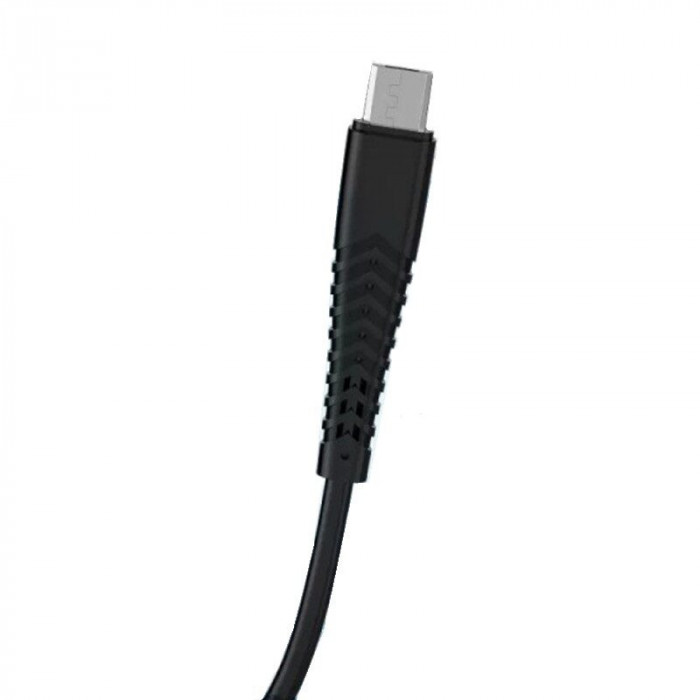 Cablu cu Incarcare Rapida si Transmitere de Date USB/Type-C 2,4A 1 Metru Vdenmenv D19T Negru