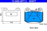 ATE 13.0460-4977.2 set placute frana,frana disc