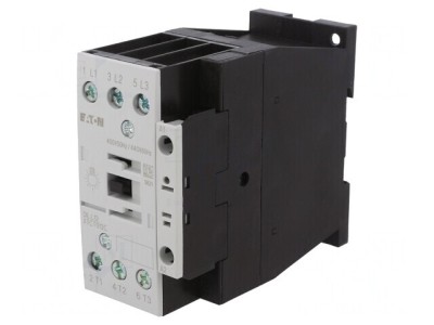 Contactor 3P 12A 400VAC DIN Rail foto