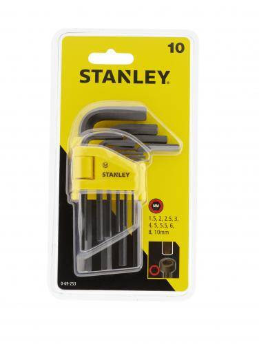 Set de 10 chei imbus L metric 1.5-10mm 0-69-253 Stanley