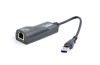 ADAPTOR RETEA GEMBIRD , extern, USB 3.0, port RJ-45, 1000 Mbps, &quot;NIC-U3-02&quot; (timbru verde 0.18 lei)