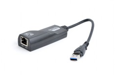 ADAPTOR RETEA GEMBIRD , extern, USB 3.0, port RJ-45, 1000 Mbps, &quot;NIC-U3-02&quot; (timbru verde 0.18 lei)