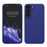 Husa Kwmobile pentru Samsung Galaxy S22, Silicon, Albastru, 56756.234