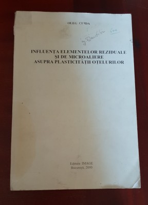 Influența elementelor reziduale și microaliere asupra plasticității oțelurilor foto