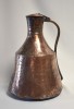 Vas vechi din cupru pentru apă / Ulcior cu capac - otoman / atelier Dobrogea secol XIX