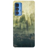 Husa compatibila cu Motorola Moto G22 model Elden ring Erdtree, Silicon, TPU, Viceversa, Transparent, Carcasa