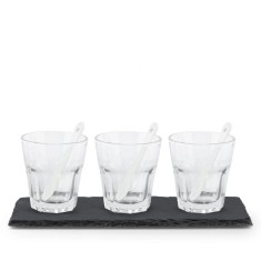 Set 3 pahare Bialetti cu tava