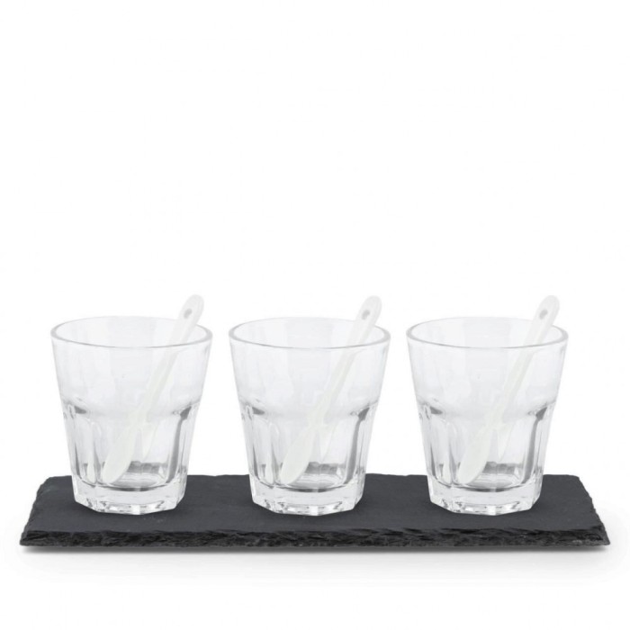 Set 3 pahare Bialetti cu tava