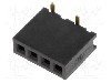 Conector 4 pini, seria {{Serie conector}}, pas pini 1.27mm, CONNFLY - DS1065-02-1*4S8BS1