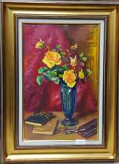 Aurel Bordenache (1902-1987) - Vas cu trandafiri foto