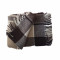 Patura de pat din lana Merinos, Valentini Bianco, 200&amp;#215;220 cm, ELF1 Maro