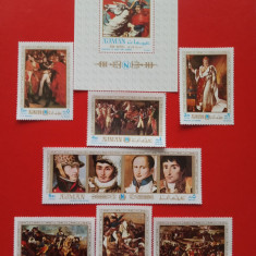 AJMAN, NAPOLEON - COLIȚĂ + SERIE COMPLETĂ MNH