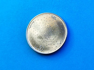 50 Lire 1986 San Marino-AUNC++UNC-RAR foto
