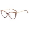 Ochelari Calculator Techsuit Reflex Metal F5018-C42 Nude Leopard - Rame Design, Protectie Calculator