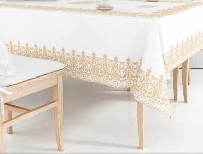 Față de masă Policotton, model cu imprimeu digital 150x200cm, Gold Border foto