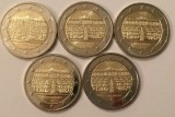 monede GERMANIA 2020, 5x2 euro comemorative (ADFGJ) Brandenburg - UNC