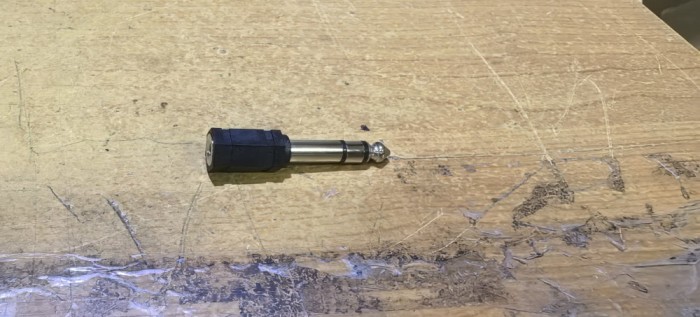 Adaptor jack 6.3 - Jack 3.5 Stereo