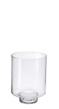 Cumpara ieftin Vaza flori sticla transparenta 18 x 24 cm