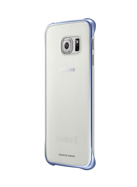 Husa Samsung EF-QG925BBEGWW transparent + negru pentru Samsung Galaxy S6  Edge (SM-G925) | Okazii.ro
