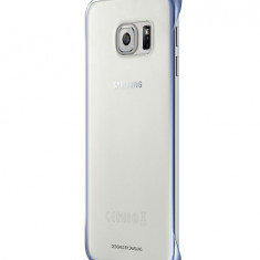 Husa Samsung EF-QG925BBEGWW transparent + negru pentru Samsung Galaxy S6 Edge (SM-G925)