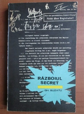 Gheorghe Buzatu - Razboiul secret foto