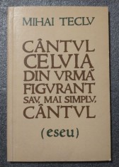 Mihai Teclu - C&acirc;ntul celuia din urmă figurant sau, mai simplu, c&acirc;ntul (eseu)