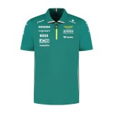 Aston Martin tricou polo official Teamline Replica green F1 Team 2025 - S