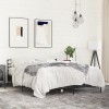 VidaXL Cadru de pat, negru, 160x200 cm, lemn prelucrat și metal 3280052