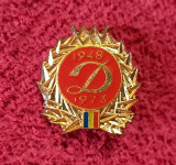 Insigna fotbal - DINAMO BUCURESTI (aniversare 25 de ani 1948-1973)