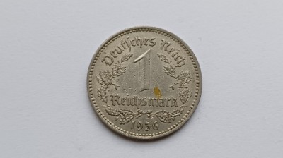 Germania- 1 reichsmarck 1936 A foto