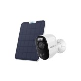 Camera WiFi Standalone 4K cu Panou Solar, Reolink Argus B350, 8MP Ultra HD, Alimentare Baterie Reincarcabila, Vedere Nocturna Color, Detectie Persoane