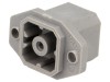 Conector dreptunghiular tată 4 pini cositorit IP65