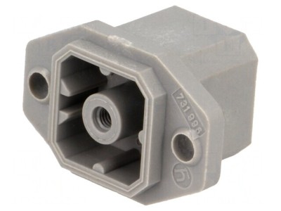 Conector dreptunghiular tată 4 pini cositorit IP65 foto