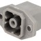 Conector dreptunghiular tată 4 pini cositorit IP65