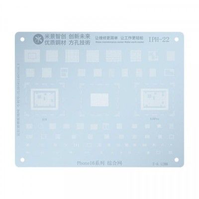 Sita BGA Mijing IPH-22 pentru Apple iPhone 16 Series, CPU foto