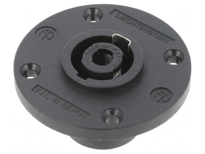 Conector Panou Speakon 4 Poli Rotund foto