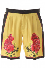 Pantaloni scurti barbat Dolce &amp;amp; gabbana printed silk bermudas GW8PAT FI1RD HA1LO Multicolor foto