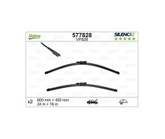 Set stergatoare auto Silencio Bmw Seria 4/4 Gc (F32/F33/F36/F82/83), 12.2013-, montare fata, stanga+dreapta, 600+450 mm; fixare: OE Valeo; , VALEO