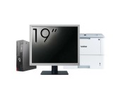 Pachet Calculator Second Hand Fujitsu Esprimo D556 SFF, Intel Core i3-6100 3.70GHz, 8GB DDR4, 500GB HDD + Monitor 19&amp;quot; + Imprimanta Brother HL-L63