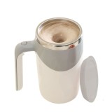 Cana Inteligenta, cu Amestecare Automata, Self Stirring Mug, pentru lenesi, Gri, Oem