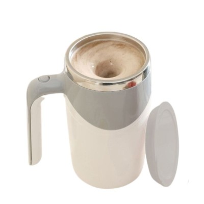 Cana Inteligenta, cu Amestecare Automata, Self Stirring Mug, pentru lenesi, Gri foto
