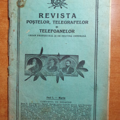 revista postelor,telegrafelor si telefoanelor martie 1926