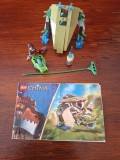 LEGO Legends of Chima 70112: Atacul Caimanului (Croc Chomp) lansat in 2013 contine 105 de piese in stare foarte buna