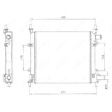 Radiator racire motor Nrf 54601