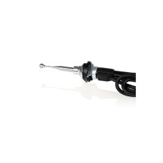 ANTENA AUTO EXTERIOR EXTENSIBILA CROM UNIVERSALA LUNGIME 30CM CABLU 1.3M