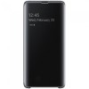 Husa Protectie Flip Cover, Clear View, Mirror, Stand, compatibila cu Samsung Galaxy S10, PlanetPhone