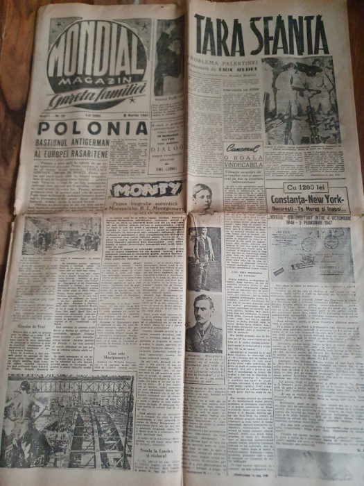 mondial gazeta familiei martie 1947-biografia lui montgomery,art . jud. calarasi