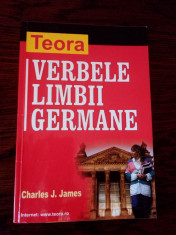 James Verbele limbii germane Teora foto