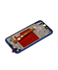 Ecran lcd display cu rama huawei p20 lite albastru foto